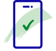 Icono de mire su teléfono
