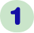 Icono del número 1